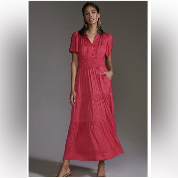 Anthropologie Dresses & Skirts - NWT Anthropologie Somerset Maxi Dress Magenta